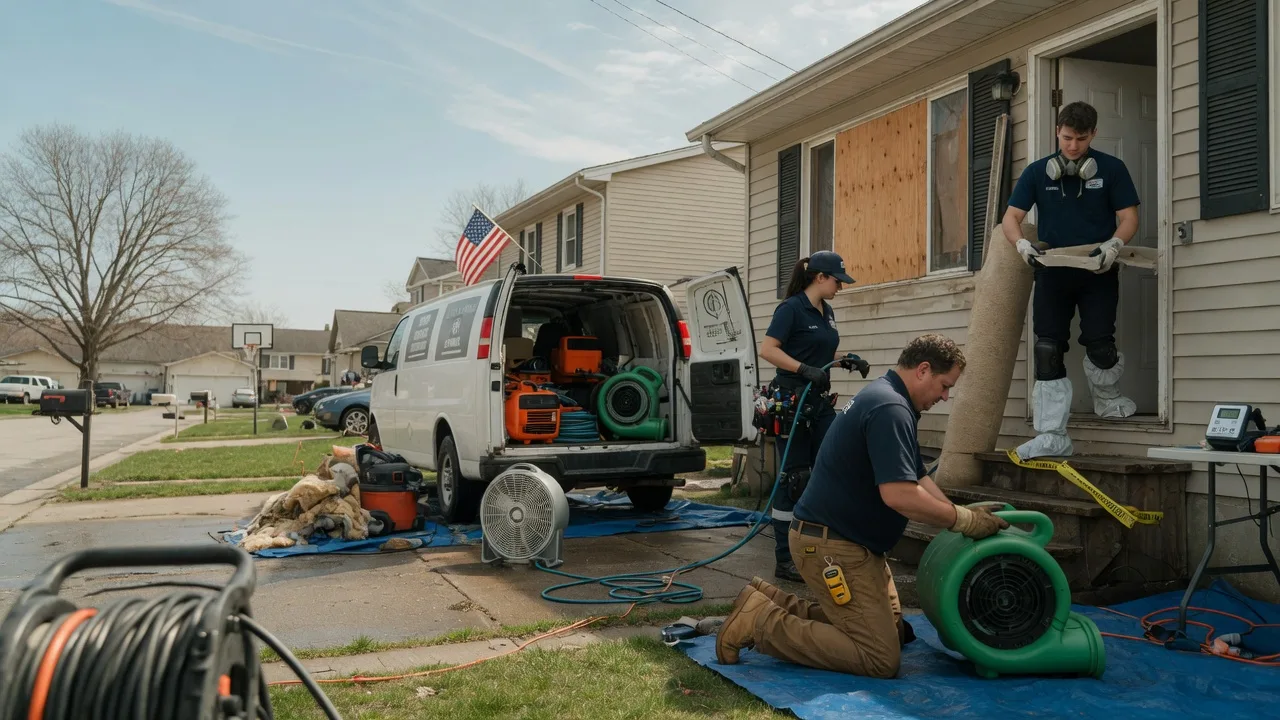 Water Damage Restoration in Fountain City, IN near me